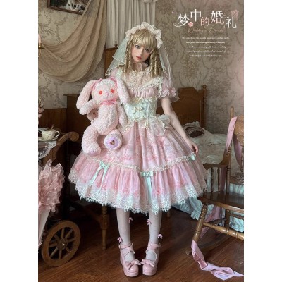 String Ball Cat Wedding In A Dream Corset and One Piece(Pre-Order/Full Payment Without Shipping)